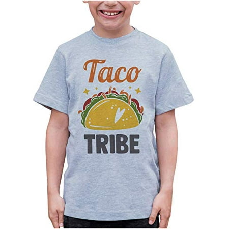 

7 ate 9 Apparel Kid s Taco Tribe Grey T-Shirt