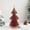 Red, variant on Pink Christmas Tree Mini Christmas Trees, Miniature Pine Trees Sisal Trees with Wood Base Tabletop Christmas Tree for Seasonal Indoor Home Decor Christmas Xmas Holiday New Year