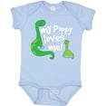 thumbnail image 3 of Inktastic My Poppy Grandpa Loves Me Boys Baby Bodysuit, 3 of 5