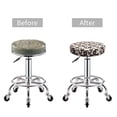 thumbnail image 5 of Gukieu Cute Puppy Print Round Chair Cover, Dust-proof and Non-slip Bar Chair Protective Cover, Suitable for Bars, Restaurants, Offices-13 inch, 5 of 7