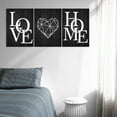 thumbnail image 4 of Home Love Wall Decor- Home Love Poster- Black and White Canvas Painting for Living Room Nordic Decoration Home Art, 4 of 6
