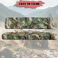 thumbnail image 4 of Uorisanigo UTV Seat Covers for Kawasaki Mule 3020 2003 2002 2001, Green Camo Hunting Forest Mule Seat Cover Protector Polyester Material Outdoor UV Protection Decoration for All Seasons, 4 of 7