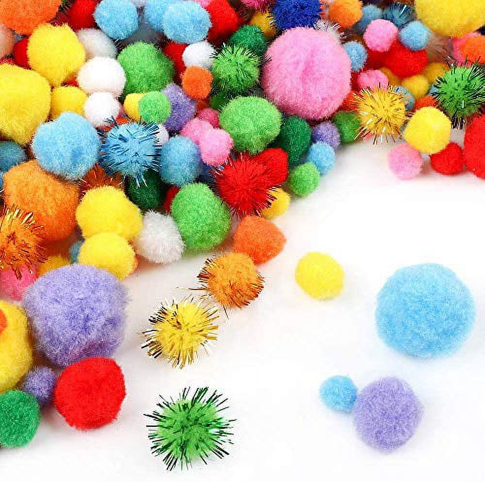 VILLCASE 1000 pcs Pompom Toys Pompom Balls Crafts