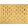 thumbnail image 1 of Ahgly Company Indoor Rectangle Abstract Brown Modern Area Rugs, 5' x 7', 1 of 4