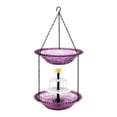 thumbnail image 2 of Colgante comedero para pájaros con energía solar y fuente de agua para baño de aves, decoración exterior para jardín, patio y traspatio, adorno 3 en 1 para alimentar, beber y bañar aves., 2 of 6