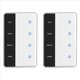 thumbnail image 1 of 2X Interruptor de Nombre DIY TUYA Zigbee, Interruptor de Pantalla Táctil Inteligente de 4 Bandas, Tipo EE. UU., Funciona con Tuya, , Home, Control de Voz, 1 of 3