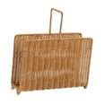 thumbnail image 3 of Revistero, expositor, cesta tejida para libros, práctico estante multiusos, soporte para periódicos para cafeterías y hoteles., 3 of 8