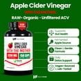 thumbnail image 2 of HealthFare Apple Cider Vinegar Capsules with the Mother | 3200mg Raw, Organic & Unfiltered ACV | 150 Vegan Pills | Maximum Strength Supplement for Detox & Digestion | Non-GMO, Gluten-Free, Made in US, 2 of 7