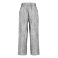 thumbnail image 3 of Fancifize Women Printed Beach Pants Straight Leg Tropical Vacation Pants UPF 50+ Sun Protection Lightweight Trousers M,Gray, 3 of 5