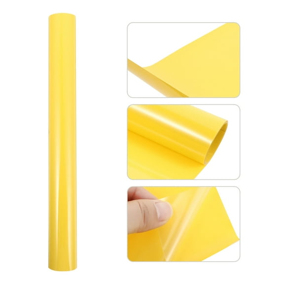 OHOIOLLA Printable Heat Transfer Vinyl Yellow 1Set 39.4X11.8in