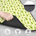 thumbnail image 3 of Cauagu Green Pears1 Pattern Car Floor Mat Set of 4,Car Carpet Mats Car Mats with Anti-Slip Backing & Driver Heel Pad Universal Fit for Cars/Trucks/SUV/Vans, 3 of 6