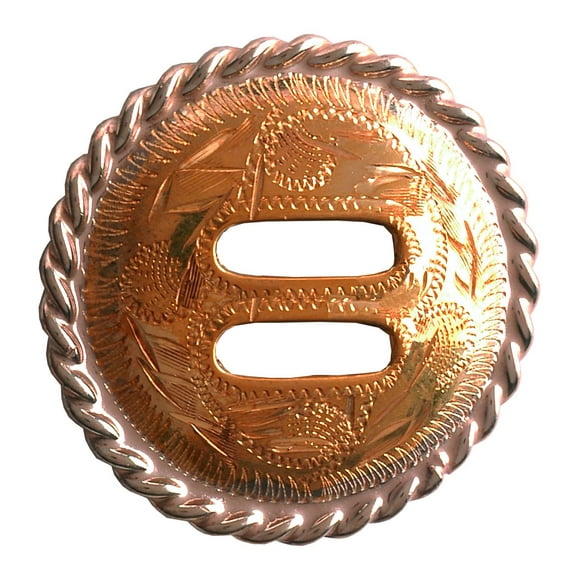 Colorado Saddlery 24-1418 Rosette Fendue en Laiton 1 4 Pouces"