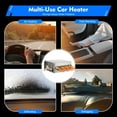 thumbnail image 2 of Universal Under Dash Heater 12V Heat Defroster w/ Speed Switch Car Truck 4 Ports For Cars, Trucks,RVs, 2 of 24