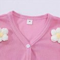 thumbnail image 6 of HCNTES Baby Girl Winter Clothes Toddler Girls Clothes 3T 4T 5T 6T Ribbed Baby Kids Girl Long Sleeve Flower Tops Jeans Pant Knitwear Denim Outfits, 6 of 7