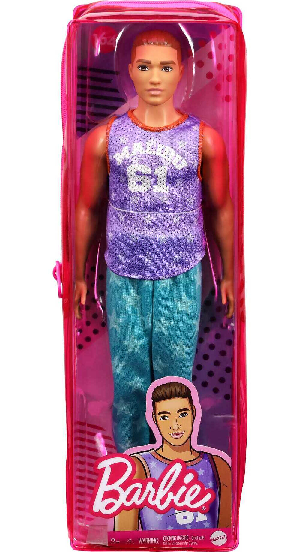 Barbie Ken Fashionistas Doll #165 with Sculpted Brown Hair & Athleisure-wear - image 7 of 7
