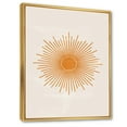 thumbnail image 2 of Designart Orange Sun Print II FLOAT FRAME WALL ART, 2 of 4