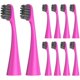 thumbnail image 1 of wonima02 Replacement Toothbrush Heads Compatiable with Burst Kids Electric Toothbrush, Soft Charcoal Bristles for Gentle on Gum and Deep Cleaning, Pack of 10, Pink, 1 of 1