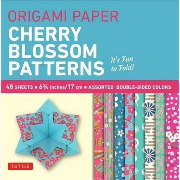Origami Paper- Cherry Blossom Prints- Small 6 3/4 48 Sheets: Tuttle Origami Paper: Origami Sheets Printed with 8 Different Patterns: Instructions for 5 Projects Included (Other)
