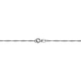 thumbnail image 4 of Real 14kt White Gold 1mm Carded Singapore Chain; 24 inch; for Adults and Teens; for Women and Men, 4 of 6