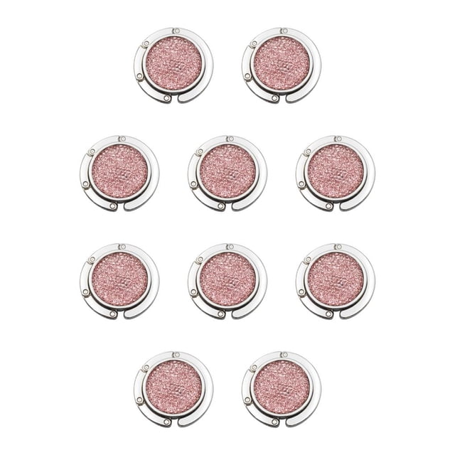 Kearding Los soportes de almacenamiento de bolsas organizan perfectamente las bolsas y las perchas de plegables de fácil acceso rosa rosa 10Conjunto