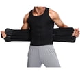 thumbnail image 1 of Fankiway Men Vest Waist Trainer Adjustable Training Double Zip Body Shaper, 1 of 6
