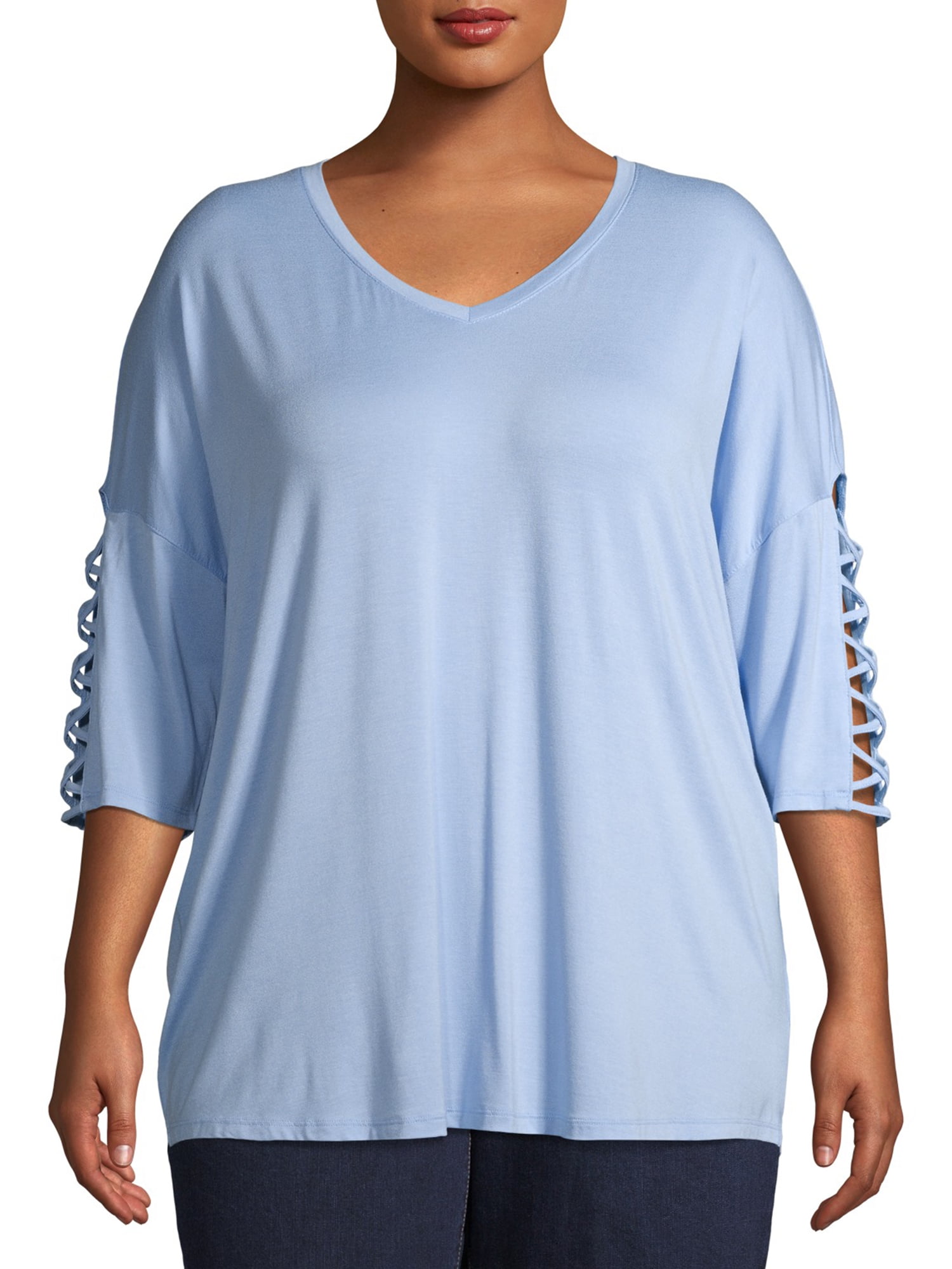 terra & sky v neck t shirt