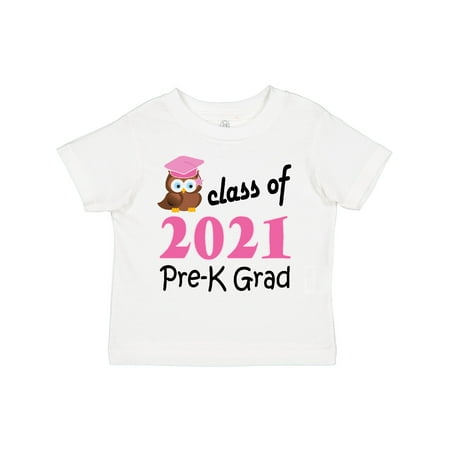 

Inktastic Preschool Class of 2021 Pre-K Grad Gift Toddler Toddler Girl T-Shirt