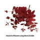 thumbnail image 2 of Flor artificial 4 ramas Flor falsa con hojas Oficina en casa Fiesta de bodas Decoración floral artificial, Rojo Yuarrent HA6518-04B, 2 of 6