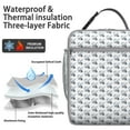 thumbnail image 2 of Bear Insulated Lunch Box Teen Reusable Lunch Bag Lightweight Cooler Tote Bag Picnic Hiking, 2 of 6