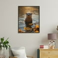 thumbnail image 4 of Paint by Numbers Kit for Adults, Otter In Calm Sunset Pond Paint by Numbers, Easy Paint by Numbers Kit for Adults Beginner, DIY Adult Paint by Number Kits on Canvas, 12x16in Home Decor, 4 of 7