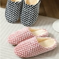 thumbnail image 6 of KYAIGUO Slippers for Women Mens,Shoes Home Couple Warm Cotton Slippers Warm Shoes Indoor Silent Winter Home Indoor Soft Sole Slippers Gifts for Women House Slippers for Woman, 6 of 8