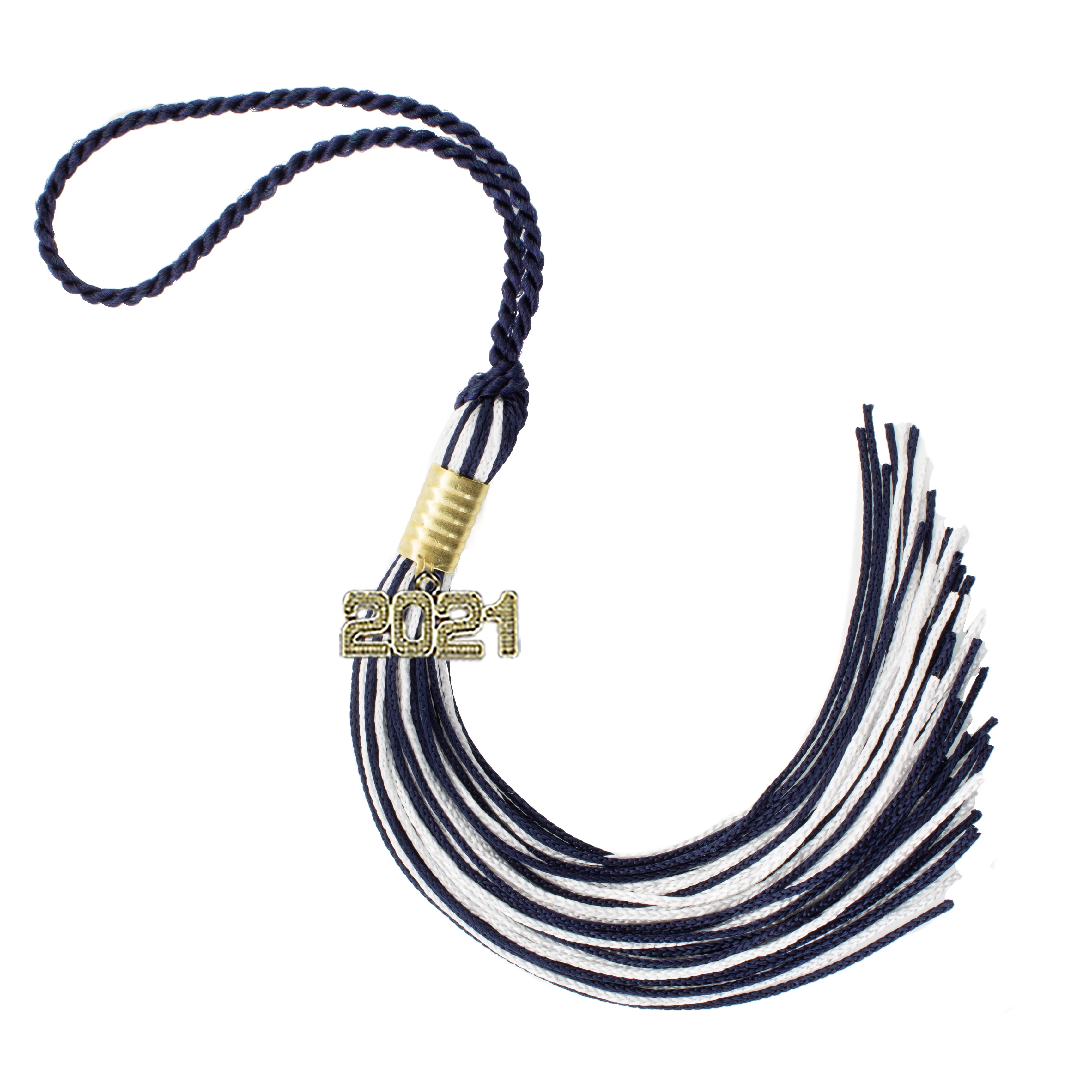 Graduation Tassel 2021 Navy / White Tassel Depot Brand