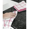 thumbnail image 4 of T-fal Coordinating Flat Waffle Weave Dish Cloth, Eight Pack, Pink, 4 of 5