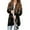 Black, variant on Women's Fashionable Loose-Fit Casual Cardigan with Christmas Print Mid-Length Coat for Holiday Outfits and Comfortable Wear,Black,M