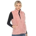 thumbnail image 2 of White Mark Women's Zip Up Sherpa Vest, 2 of 6