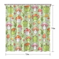 thumbnail image 5 of Psychedelic Trippy Waterproof Shower Curtain, Machine Washable Fabric with Hooks, Boho Magical Forest Mushrooms and Vintage Mushroom Bathroom Shower Curtain, 5 of 5