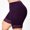 Purple, variant on Workout Shorts Womens Trousers Waist Mid Trunks Womens Elastic Size Plus Pants Shorts Sports Bike Shorts Women