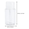 thumbnail image 2 of ORDDIART Distributeur de Démaquillant 3 Pcs Blanc pour Animaux de Compagnie pour Voyage Contenant de Rangement, 2 of 8