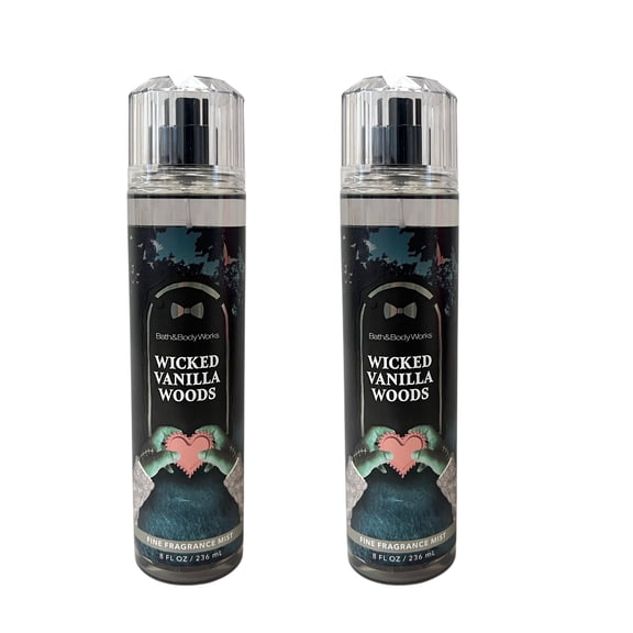Bath & Body Works Wicked Vanilla Woods Mist 8 fl oz 2 Pack