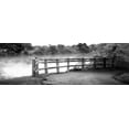 thumbnail image 2 of Poynter, Kelly 24x11 Gold Ornate Wood Framed with Double Matting Museum Art Print Titled - Lake Path, 2 of 4