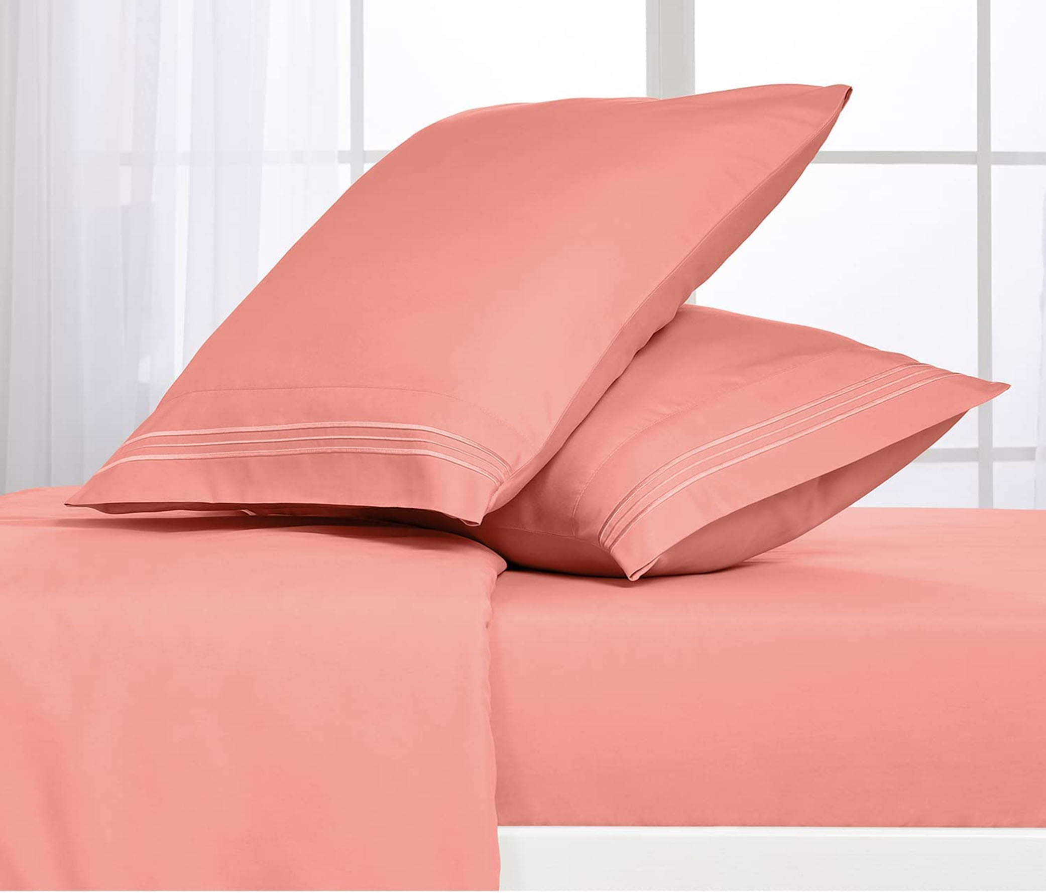 Comfylife Bamboo Pillowcase Set Softer than Cotton, Moisture Wicking