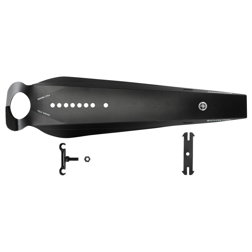 Schwinn ClipOn Splash Guard Fender for Bicycles, Black
