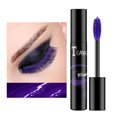 thumbnail image 1 of Color de ojos impermeable de larga duración negro, amarillo fluorescente, secado rápido, negro para ojos rizados, finos y gruesos, cosméticos de belleza para mujeres y niñas (púrpura), 1 of 5