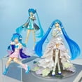 thumbnail image 3 of Figura de Hatsune Miku de más de 50 estilos, traje de marinero sentado, vestido de novia blanco de pie, figuras de acción, juguetes para niñas, juguetes en miniatura de PVC, regalo para niñas, 3 of 4
