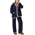 thumbnail image 1 of Conjunto de Ropa Cómoda PRETTYGARDEN Navy 2 Piezas Talle Small, 1 of 8