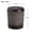 Dark Brown, variant on Retro Woven Rope Side Table for Small Spaces - MGO Outdoor End Table with Fan Base, Light Gray & Brown, 14x14x16.93 Inch