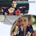 thumbnail image 6 of Uorisanigo Car Seat Cover Front Seats Only Washable Tropical Hibiscus Flowers Bucket Towel Seat Covers Easy to Install Sweat Protection for Front Bucket Seats Universal Fit for Car SUV Van, 6 of 8