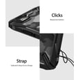 thumbnail image 6 of Ringke Fusion-X Case Compatible with iPhone 7, Transparent Hard Back Shockproof Advanced Bumper Cover - Camo Black, 6 of 9