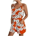 thumbnail image 2 of Aueoeo Summer Jumpsuit, Rompers & Overalls Short Casual Loose Jumpsuits for Women Summer Comfortable Jumpsuits with Pockets On Clearance, 2 of 5
