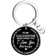 thumbnail image 1 of Llaveros para mujer, llavero de billetera, llavero de auto, lindo llavero DIY para mi hija, llavero de acero inoxidable negro con apellido de 26 letras, 2,5 cm, decoraciones de moda, 1 of 3